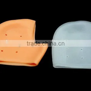 2016 Hot Sell Breathable and Cushion Silicone Gel Heel Pad and Ankle Sleeve for Plantar Fasciitis thumbnail-1