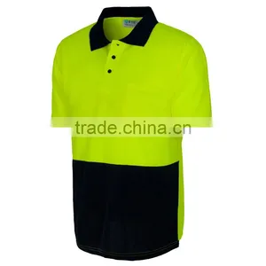 Mens Hi-vis T-shirt/Hi Vis Dry Fit Polo Shirt thumbnail-2