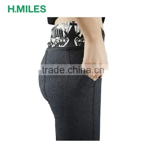 Wholesale Custom Sexy Polyester Spandex High Waist Fitness Women Leggings thumbnail-4