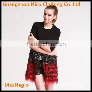 Half Sleeve Fashion Ladies Long Wool Coat Design /women Winter Coat thumbnail-1
