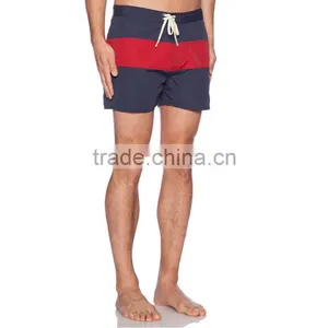 2015 New Design 100% Cotton Mens Printed Shorts Beach Style Two Color Fashion Mens Swim Shorts thumbnail-2