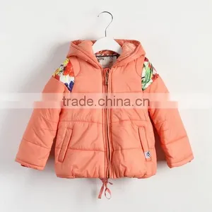 Delta Short Coat of Kids High Quality Winter Coat for Children Red and Orange Coat for Girls thumbnail-4