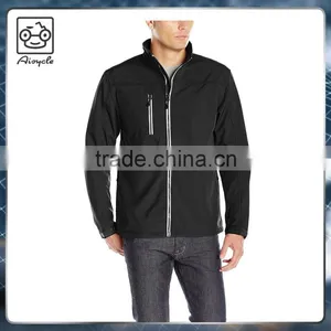 Jacket Without Hood Solid Color Jacket Cargo Biker Jacket for Man thumbnail-3