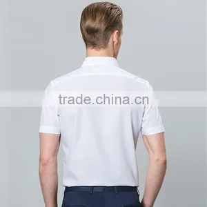 Wholesale Models Solid Color White Or Black Fancy Design Men Shirt thumbnail-6
