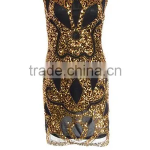 Walson Clothes Apparel Embroidery 1920s Flapper Evening Dress thumbnail-3
