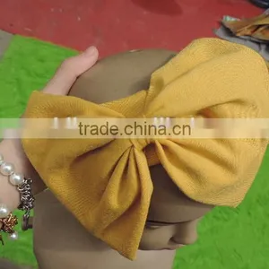 2016 Baby Girl Fabric Children Craft Headband Girls Braid Cross Flower Hairband Kids Knot Solid Baby Headband Wholesale thumbnail-2