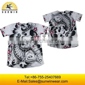 Custom Sublimated Baseball Shirts thumbnail-4