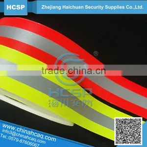 5CM Yellow Reflective Flame Retardant Cotton Warning Tape EN469 Flame Retardant Warning Reflective Tape thumbnail-1