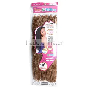 2016 Best Selling no Tangle Wholesale Synthetic Fiber Hair Crochet Braids Hair Extension Jumbo Senegalese Twist Braids 201g thumbnail-1