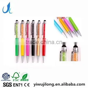 Crystal Metal Ball Point Pen Touch Screen Pen for Promotional Gift thumbnail-1