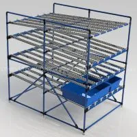 FIFO Storage Rack for Lean Manufacturing thumbnail-1