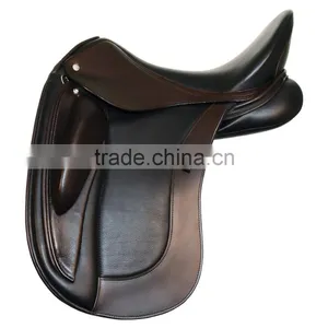 New Leather Horse Dressage Saddle thumbnail-1