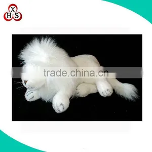 Factory Wholesale Customized Stuffed Animal White Lion Plush Toy thumbnail-2