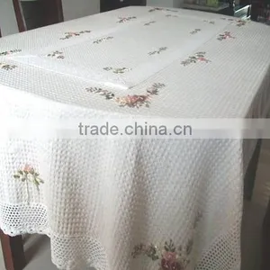 100% Polyster White Hotel Table Cloth and Chair Cover thumbnail-3