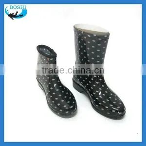 Pvc Transparent Rain Boots for Lady thumbnail-1