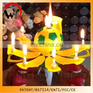 Patent Music Birthday Candles Yellow Orange thumbnail-1
