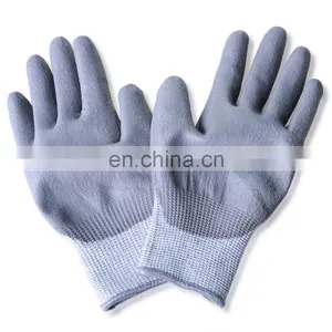 en 388 Level 5 PU Cotton Cut Resistant Work Industrial Safety Gloves thumbnail-6