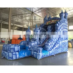 0.55mm PVC Water Slides for Sales Kids Inflatable Castle Water Slide Inflatables Toys Slide thumbnail-1