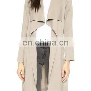 New Trendy Women Long Coat Model thumbnail-2