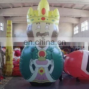 Customized Popular Inflatable Cartoon Characters of King for Advertising thumbnail-1