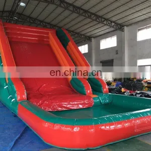 2017 Wholesale Amusement Park Water Slides 10*5m Kids Inflatable Waterslides thumbnail-3