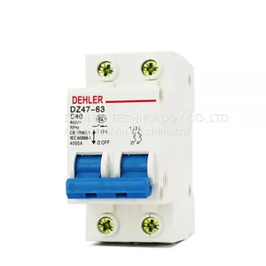 Dz47-63 C40 2p Air Switch Miniature Circuit Breaker Circuit Breaker Household Switch thumbnail-5