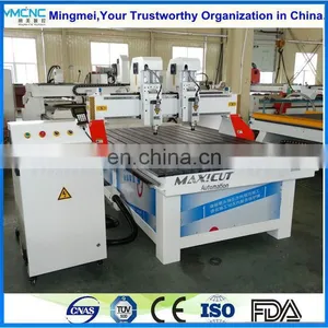 Cnc Router Mingmei 1325 Dual Heads 3D Double Heads CNC Router,multi Spindle Wood Carving Machine thumbnail-2