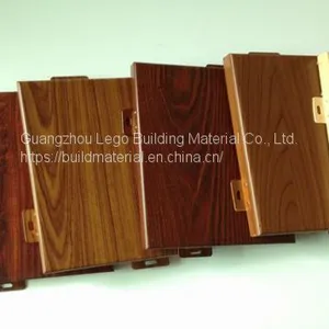 2.0mm Profiled Aluminum Veneer 3d Wood Grain Billboard thumbnail-2