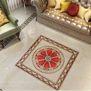 China 1200x1200 Polished Golden Crystal Porcelain Decorative Carpet Floor Tile thumbnail-4