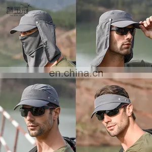 2020 New Design Couples Light String Outdoor UV Protection Sun Hats Bucket Fishing Bucket Hat thumbnail-2