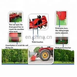 Changzhou LEFA Small Tractor 3 Point Farm Rototillers for Sale thumbnail-5
