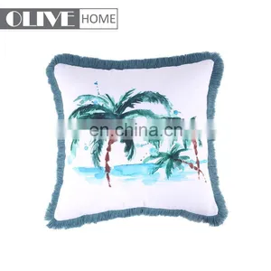 Photo Printed Home Pillow Waterproof Fabric Wholesale Outdoor Cushion Covers Bulk thumbnail-2