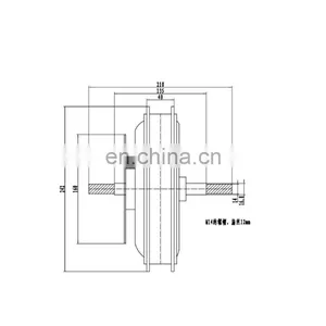 Electric Scooter Kit Scooter Hub Motor 12inch Hub Motor 24/36/48/60/72V2000w Ebike Hub Motor0.5/1/1.5/2/2.5kW Kit Electric Car thumbnail-4