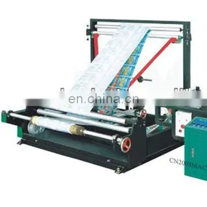 Triangle Film Folding Machine Roll to Roll to Make Opp Bag thumbnail-1