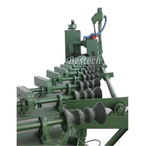 6-55 mm Diameter Sucker Rod Roller Through 4 Pieces per Time Shot Blasting Cleaning Machine thumbnail-1