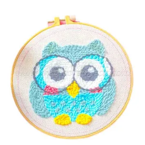 CTY100805 Owl Punch Needle Embroidery Starter Kit thumbnail-1