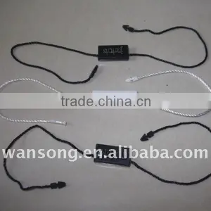 China Factory Price Plastic Garment String Seal Tags With Your Own Logo thumbnail-6
