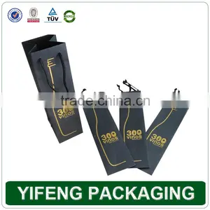 Customer Printing Wine Bottle Carrier Packaging In Carrugate Paper thumbnail-5