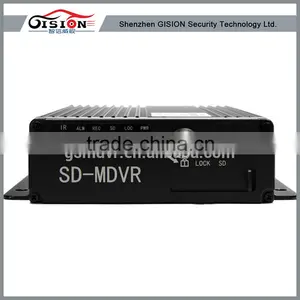 Wholesale 4CH SD Card Mobile DVR , H.264 Bus ,Truck MDVR ,Built-in G-Sensor thumbnail-1