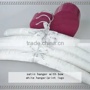 SST01 Silk Hanger Satin Lingerie Hanger White thumbnail-1