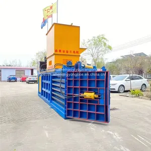 New Horizontal With Door Waste Paper Tube Paper Shell Can Compressor Plastic Paper Oil Paper Bundling Machine Wool Baler thumbnail-3