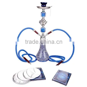 JYH04 Blue Best Hookah Shisha, Clear Glass Hookah thumbnail-1