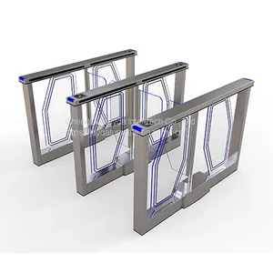 Automatic Swing Pedestrian Turnstile Gate/ Security Swing Turnstile Gate/ Barrier Optical Turnstile thumbnail-3
