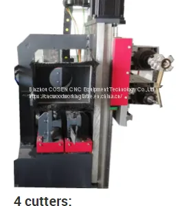 4axis Double Turning Tools CNC Wood Lathe Processing Center thumbnail-2