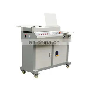 A4 Automatic Paper Processing Machinery Book Spine Glue Binding Machine thumbnail-4