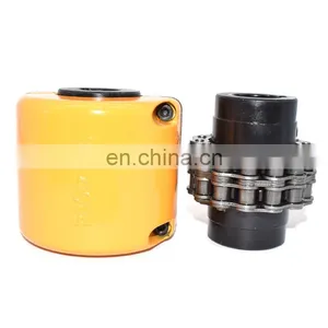 High Quality Cast Iron Motor Keyless Shaft Torque Locking Coupling Device Kc Type Roller Chain Coupling thumbnail-2