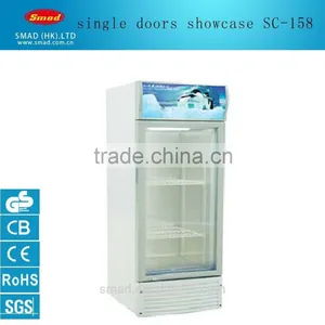 SC-281 Single Door Glass Display Showcase for Beverage China Manufactuer thumbnail-6