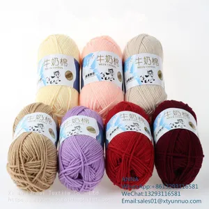 Milk Cotton Yarn Wholesale 4ply 30g Wholesale Price For Hand Knitting,sweater thumbnail-3