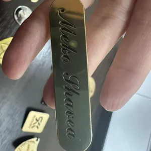 Quality Customized Metal Logo for Cloth, Jewelry, Hat, Bags, Glass Bottles Etc. thumbnail-1