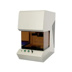 60w JPT Mopa Mini Enclosed Fiber Laser Marking Machine for Silver and Gold Cutting Jewelry Business thumbnail-4